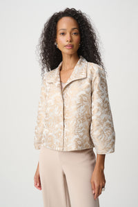 Joseph Ribkoff Floral Jacquard Boxy Jacket Jr271765