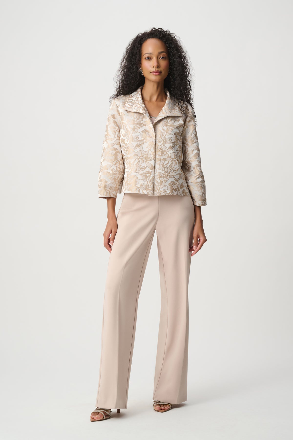 Joseph Ribkoff Floral Jacquard Boxy Jacket Jr271765