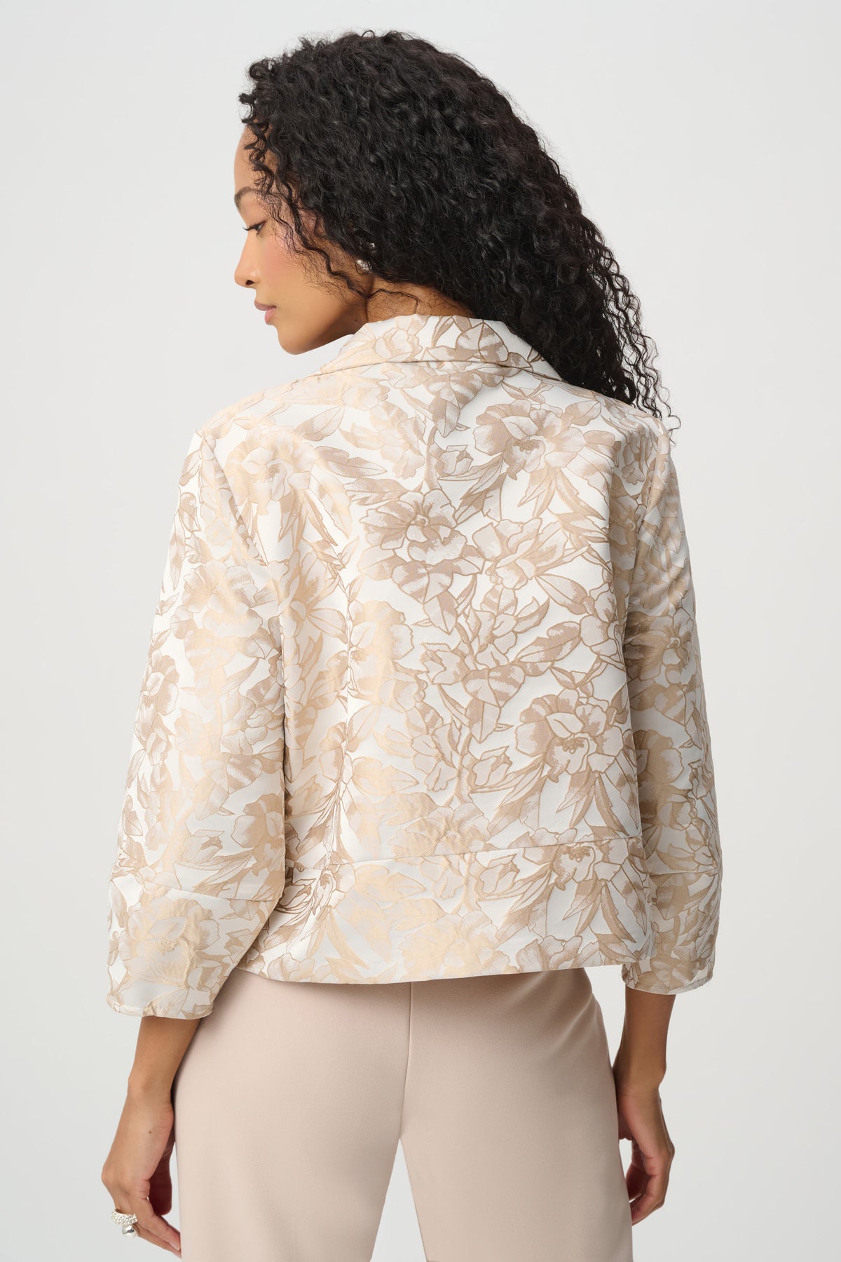Joseph Ribkoff Floral Jacquard Boxy Jacket Jr271765
