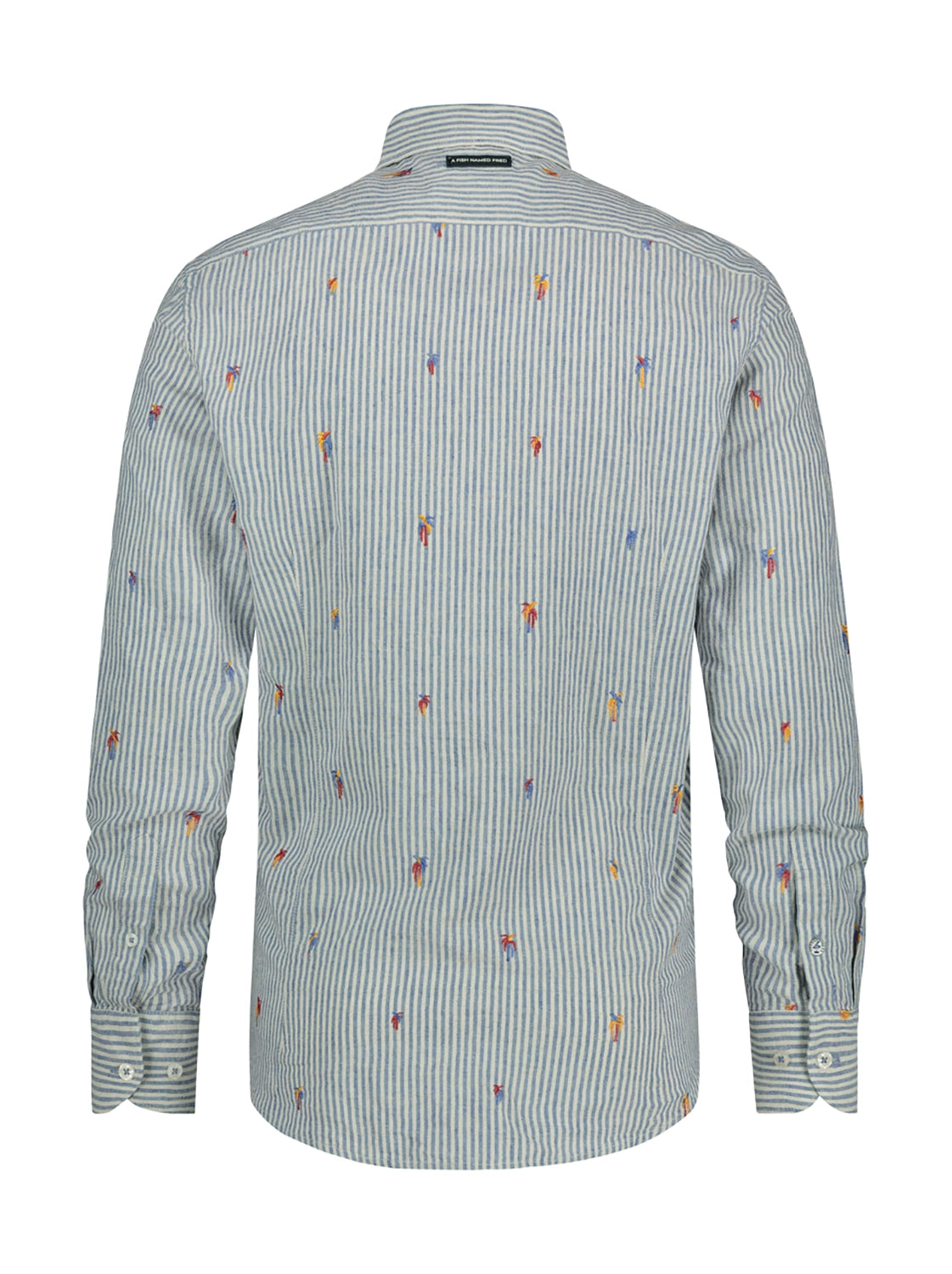 A Fish Named Fred Stripe Embroidered Shirt 28.022.607