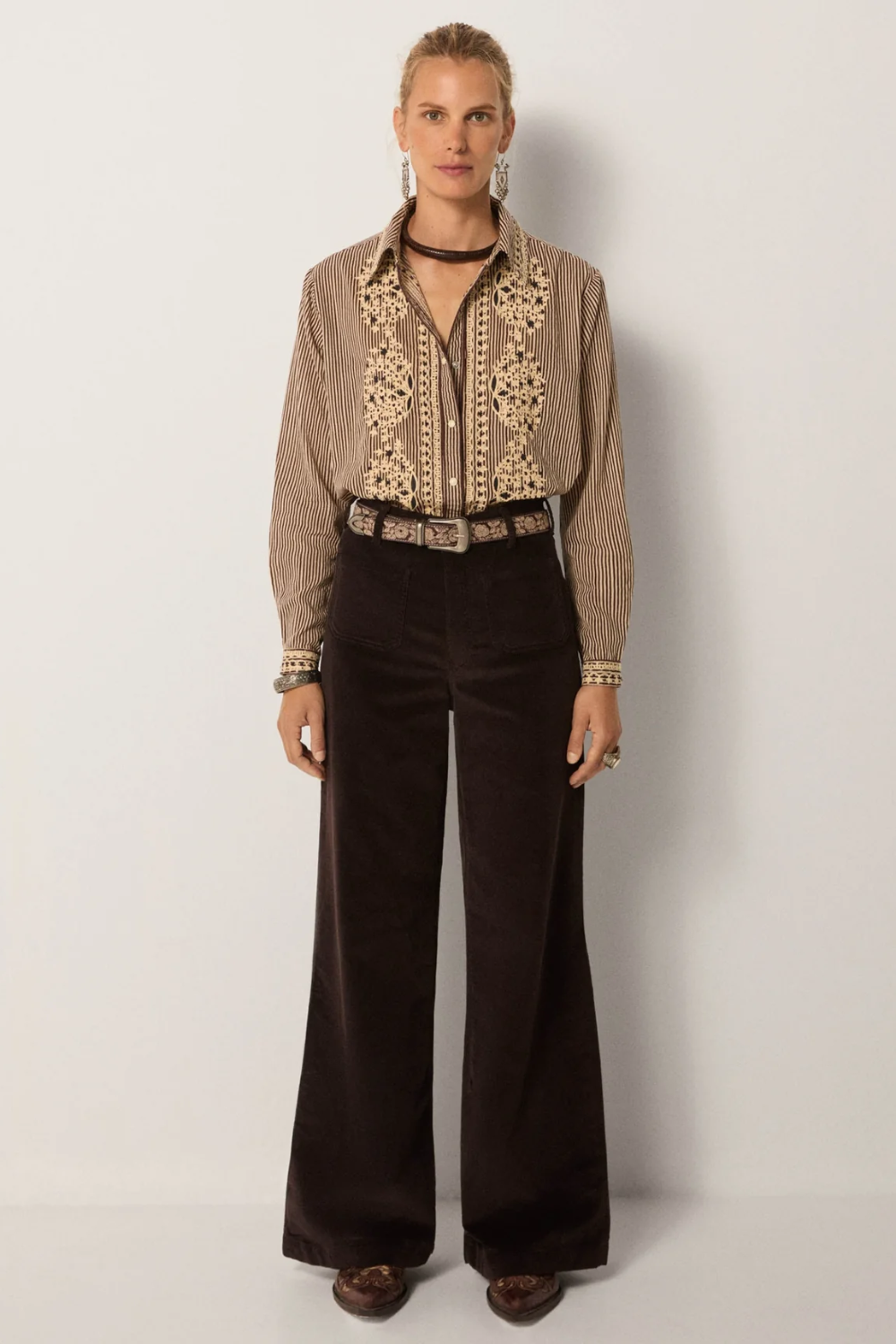 Maison Hotel Romeo Pant in Montesco Mud - Pre-Order January Delivery