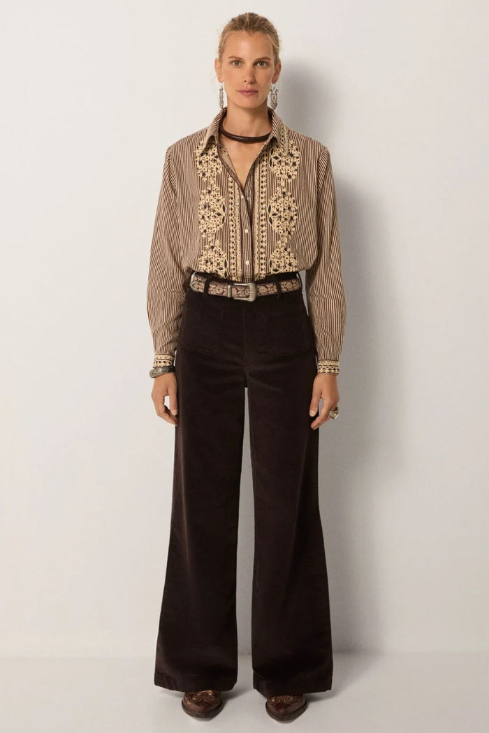 Maison Hotel Romeo Pant in Montesco Mud - Pre-Order January Delivery
