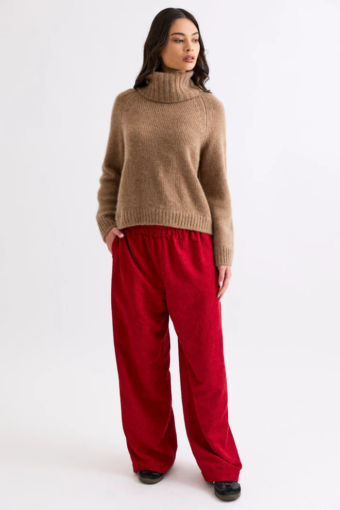 Mia Fratino Banks Soft Rollneck in Chestnut 26032
