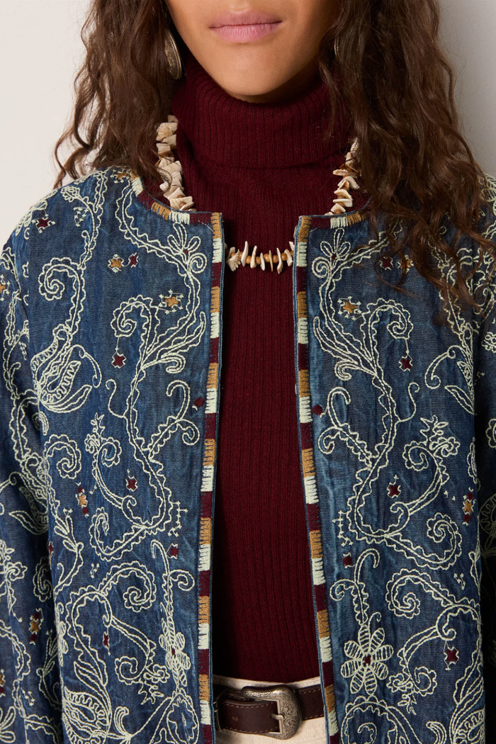 Maison Hotel Amara Jacket in Indigo Blue - Pre-Order January Delivery