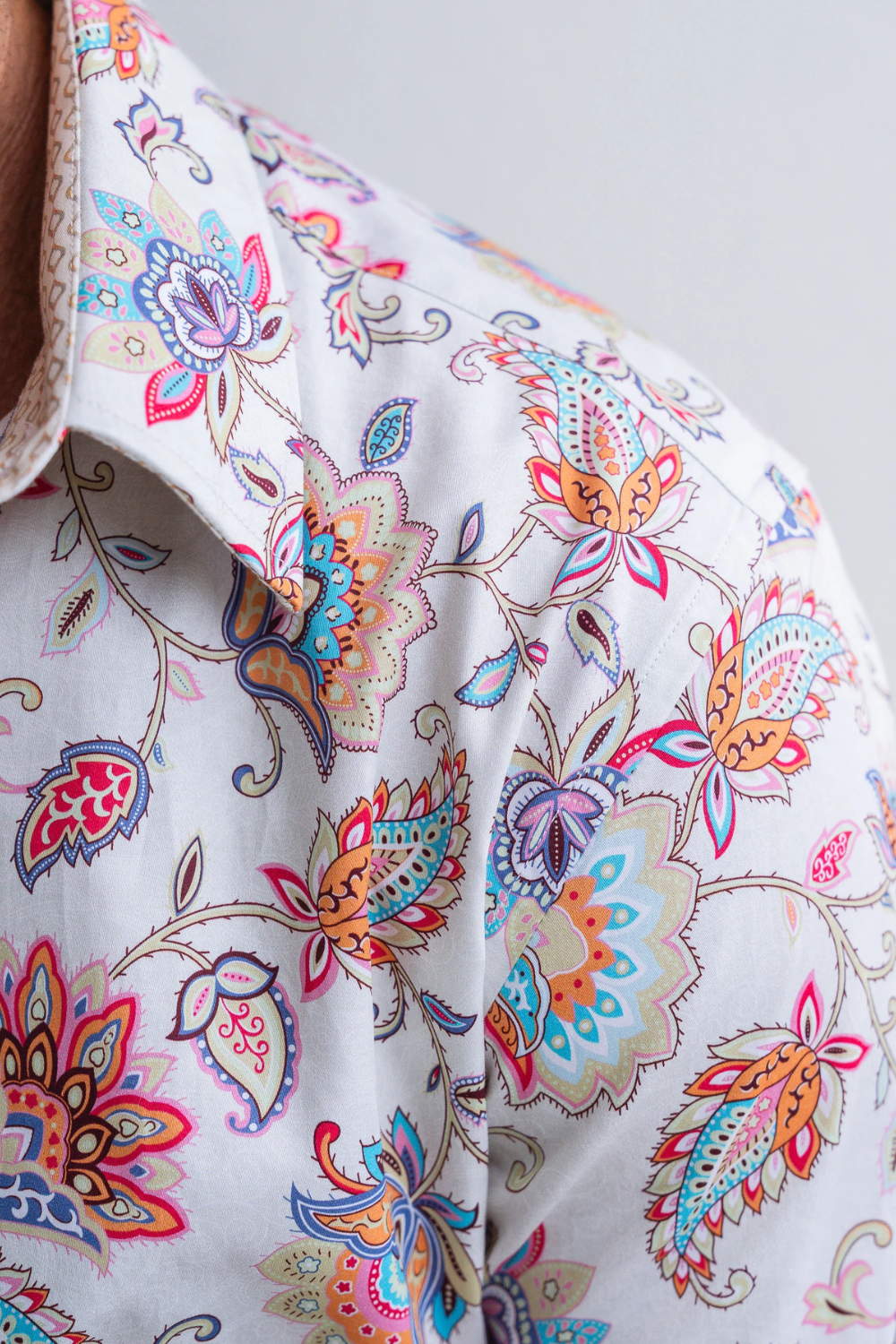 John Lennon Handley Short Sleeve shirt in White JLW1123