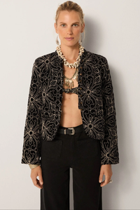 Maison Hotel Odette Jacket in Night Lilly - Pre-Order January Delivery