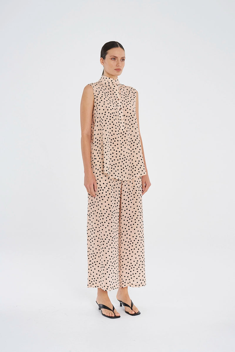 Mela Purdie Pace Pant in Meringue/Black F856 1740 - Pre-Order December Delivery