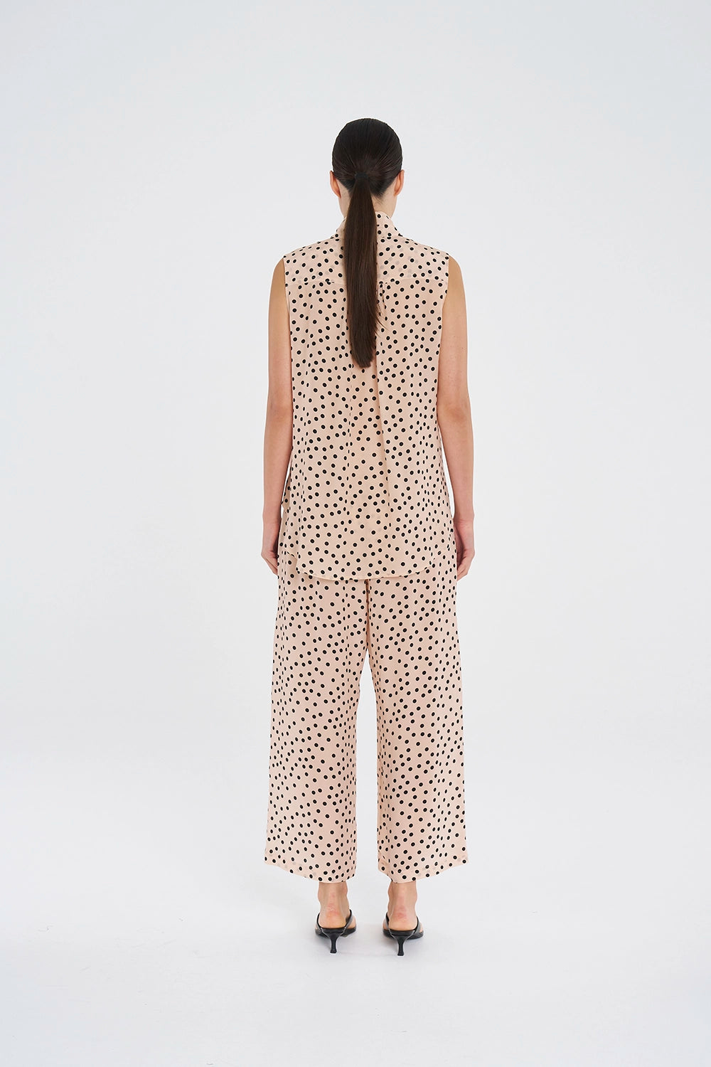 Mela Purdie Pace Pant in Meringue/Black F856 1740 - Pre-Order December Delivery