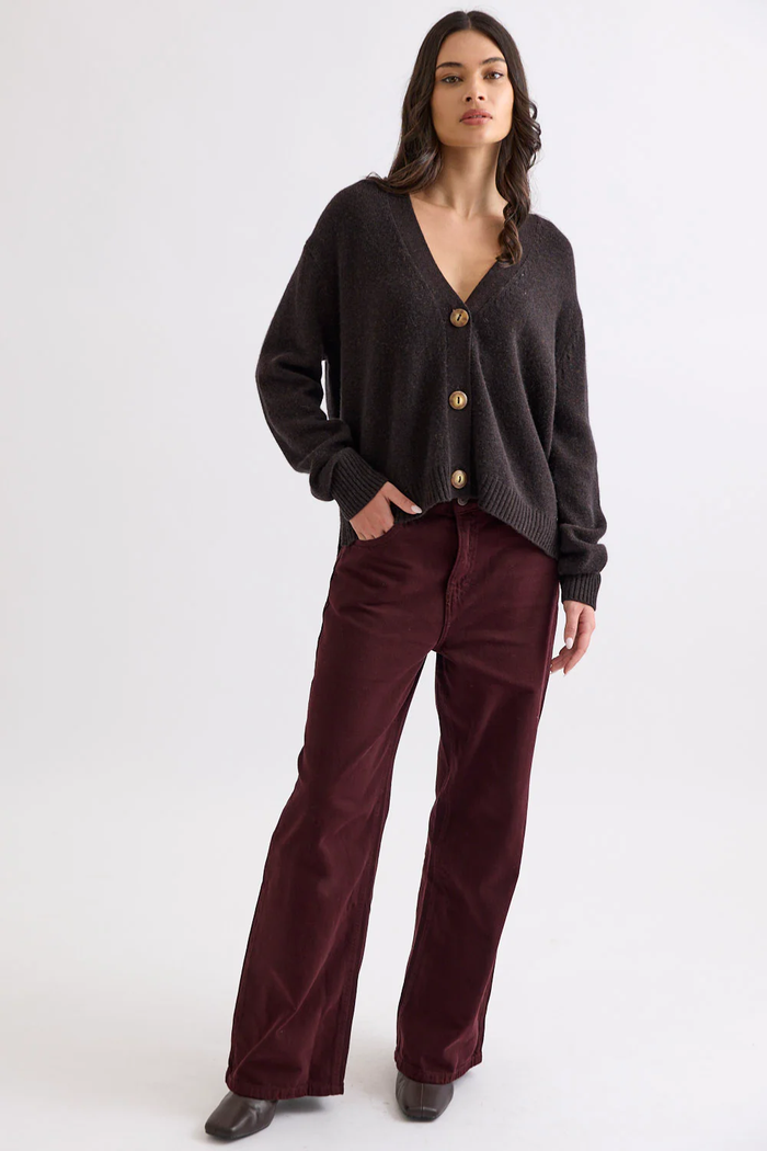 Mia Fratino Hunter Cardi in Earth 26907-317