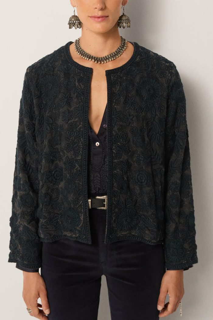 Maison Hotel Balani Jacket in Dark Blue - Pre-Order January Delivery