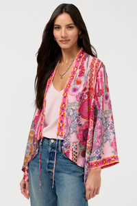 Johnny Was Neli Short Studded Kimono - Tami C47026-4