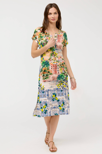 Johnny Was The Janie Favorite Maxi Henley Dress- Olympe T31226-4