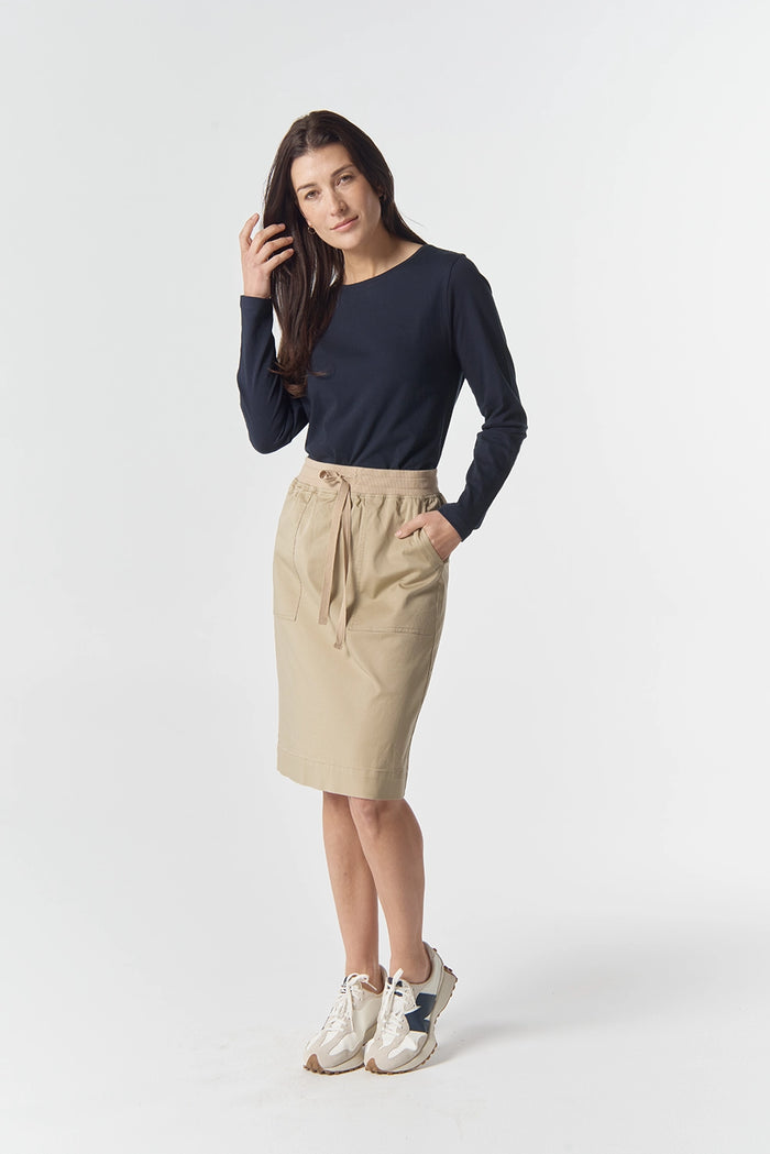 Goondiwindi Cotton Our Classic Jersey Tee in Dark Navy 3153