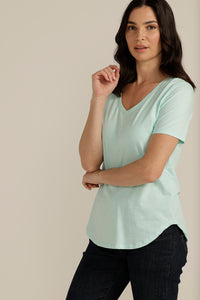 Goondiwindi Cotton V Neck Tee 3260-S23