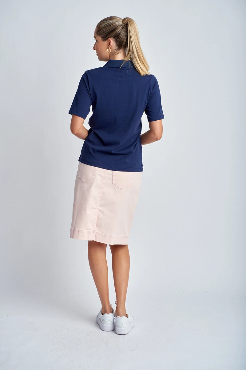 Goondiwindi Cotton Classic Polo in Navy 3295