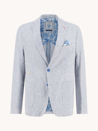 A Fish Named Fred Blazer Linen Stripe 33.108.607