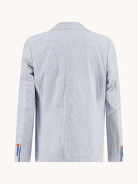 A Fish Named Fred Blazer Linen Stripe 33.108.607