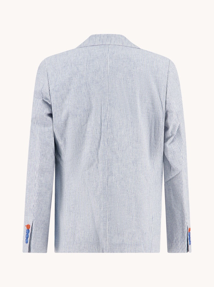 A Fish Named Fred Blazer Linen Stripe 33.108.607