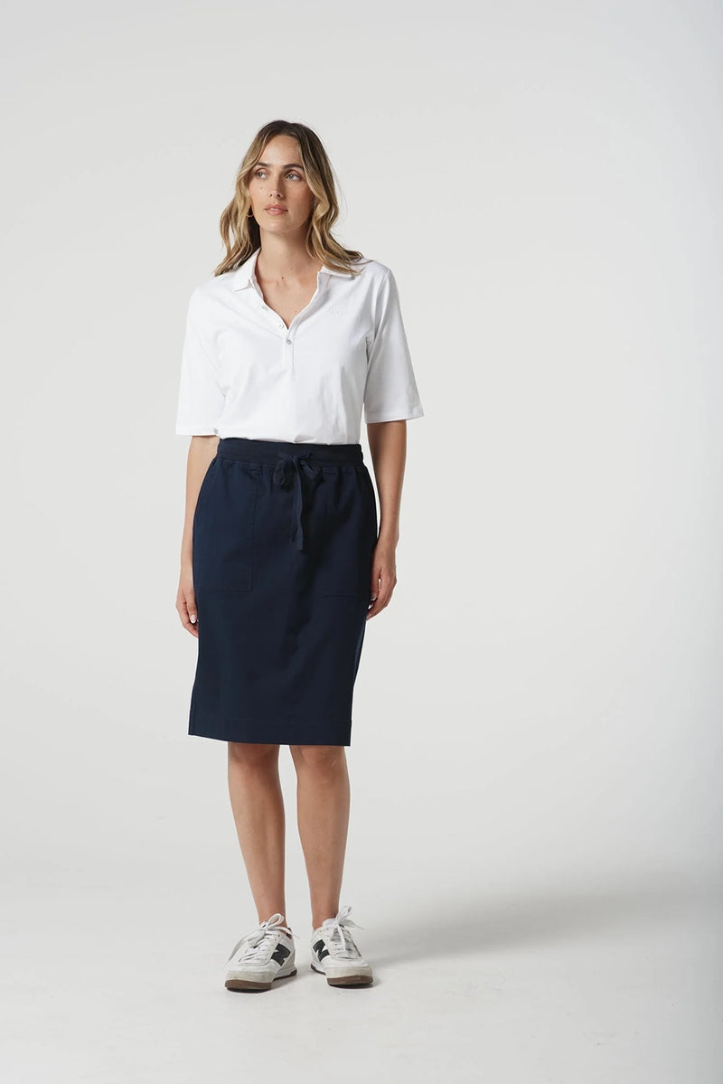 Goondiwindi Cotton 3/4 Sleeve Polo in White 3307