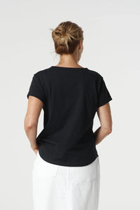 Goondiwindi Cotton Crew Neck Tee in Navy 3313