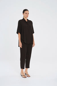 Mela Purdie  Soft Capri in Fudge F67 1615 - Pre-Order February Delivery