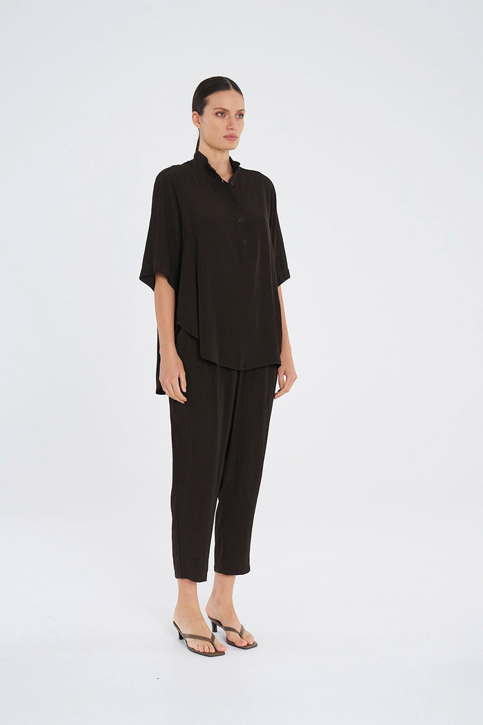 Mela Purdie  Soft Capri in Fudge F67 1615 - Pre-Order February Delivery