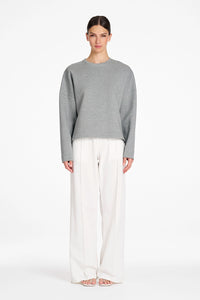 Mela Purdie Puffer Sweater in Mid Char F104 8961