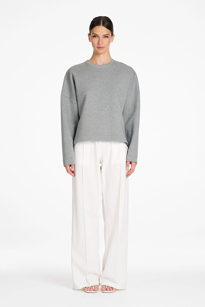 Mela Purdie Puffer Sweater in Mid Char F104 8961 - Pre-Order October Delivery
