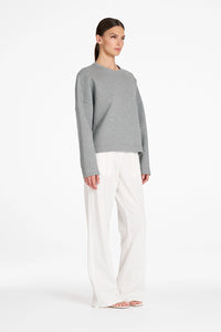 Mela Purdie Puffer Sweater in Mid Char F104 8961