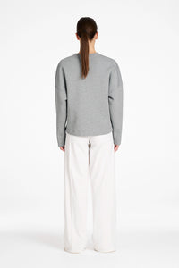 Mela Purdie Puffer Sweater in Mid Char F104 8961