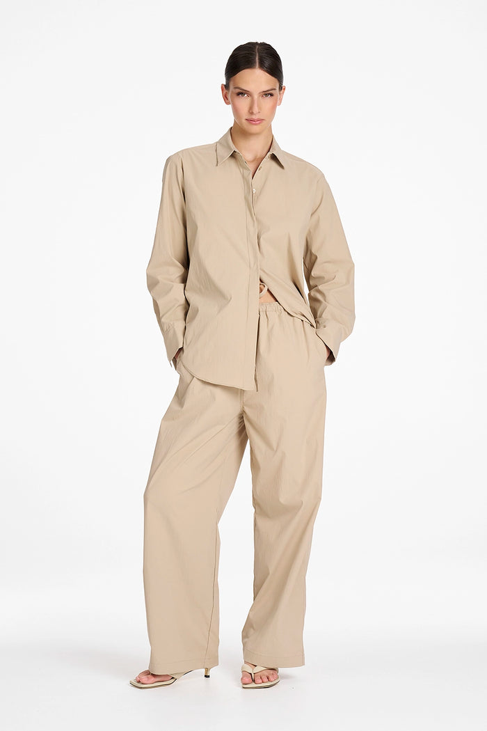 Mela Purdie Draw Pant in Taupe F614 10021 - Pre-Order November Delivery