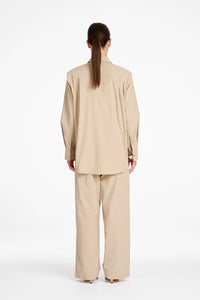 Mela Purdie Draw Pant in Taupe F614 10021 - Pre-Order November Delivery