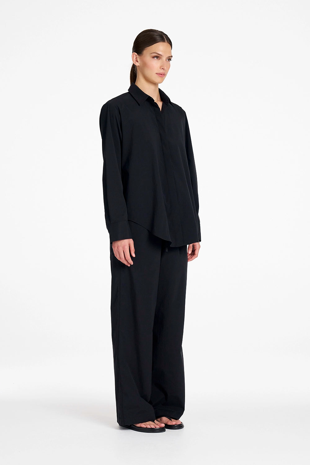 Mela Purdie Miracle Shirt in Black F614 80050 - Pre-Order November Delivery