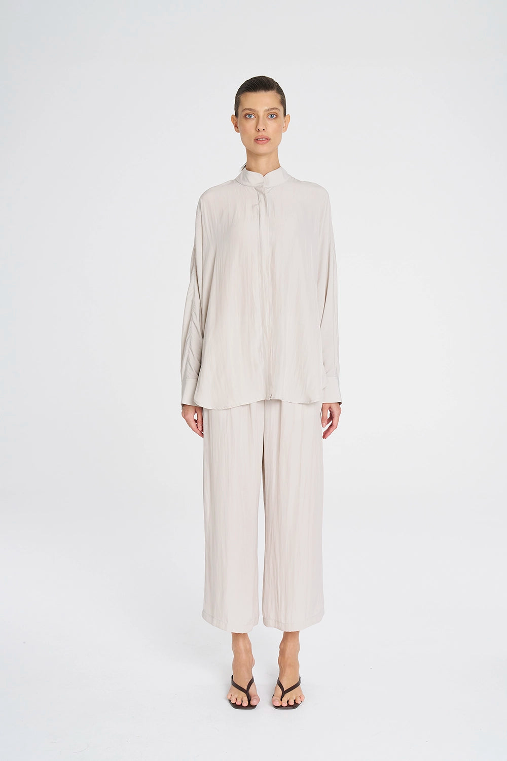 Mela Purdie Pace Pant In Oyster F67 1740 - Pre-Order March Delivery