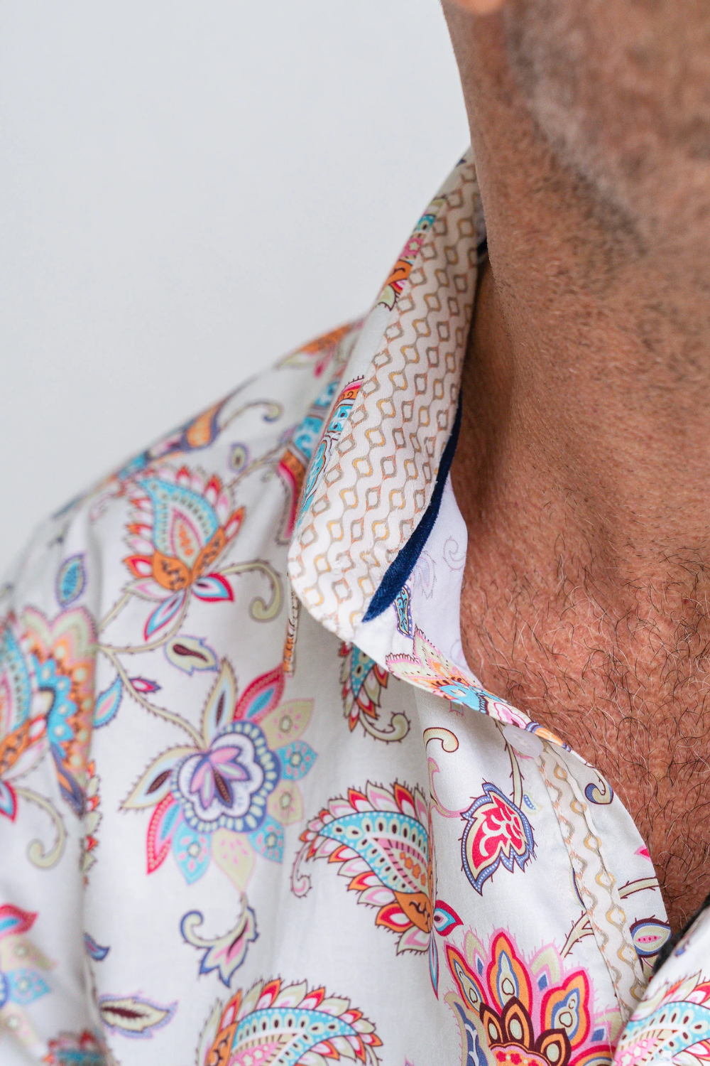 John Lennon Handley Short Sleeve shirt in White JLW1123