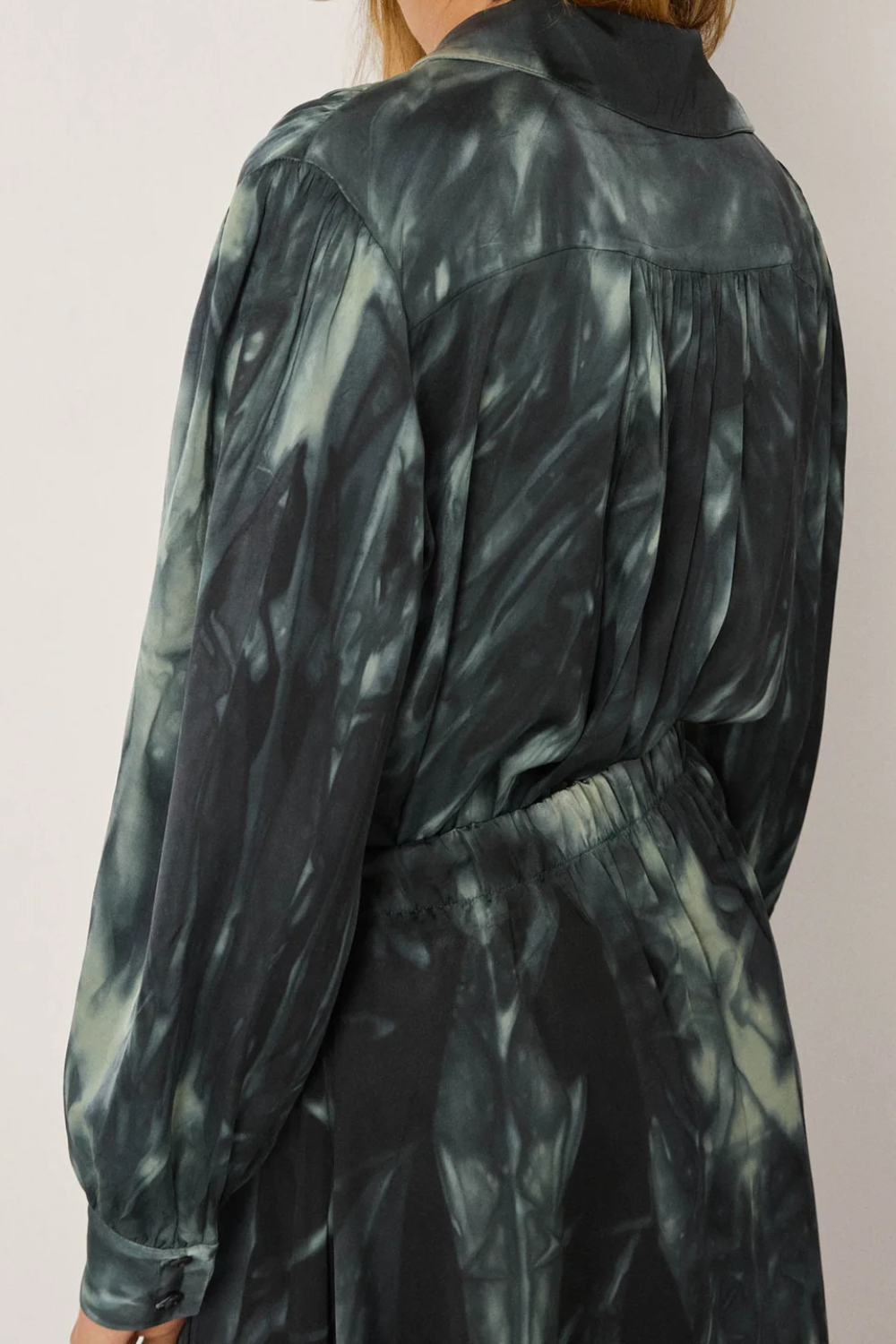 Maison Hotel Noelia Blouse in Marble Shadows - Pre-Order January Delivery