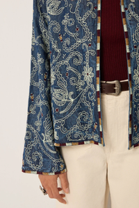 Maison Hotel Amara Jacket in Indigo Blue - Pre-Order January Delivery