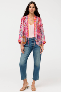 Johnny Was Neli Short Studded Kimono - Tami C47026-4
