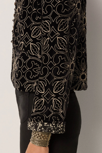 Maison Hotel Odette Jacket in Night Lilly - Pre-Order January Delivery