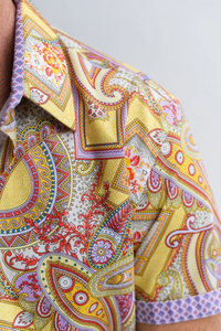 John Lennon Bath Short Sleeve shirt in Multi JLW1101