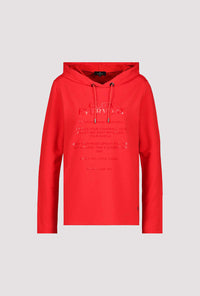 Monari Hooded Sweatshirt with Front Print M407384