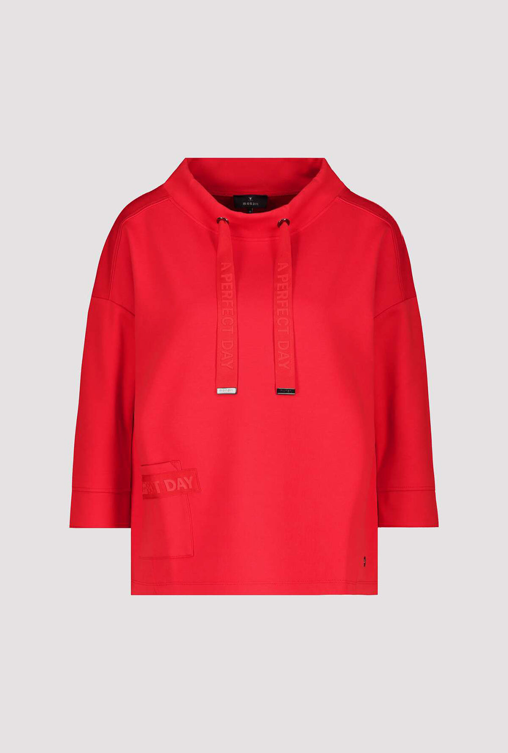 Monari Sweatshirt With Standup Collar M407422 in Lipstick