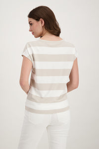 Monari Block Stripe T Shirt M407426