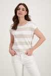Monari Block Stripe T Shirt M407426
