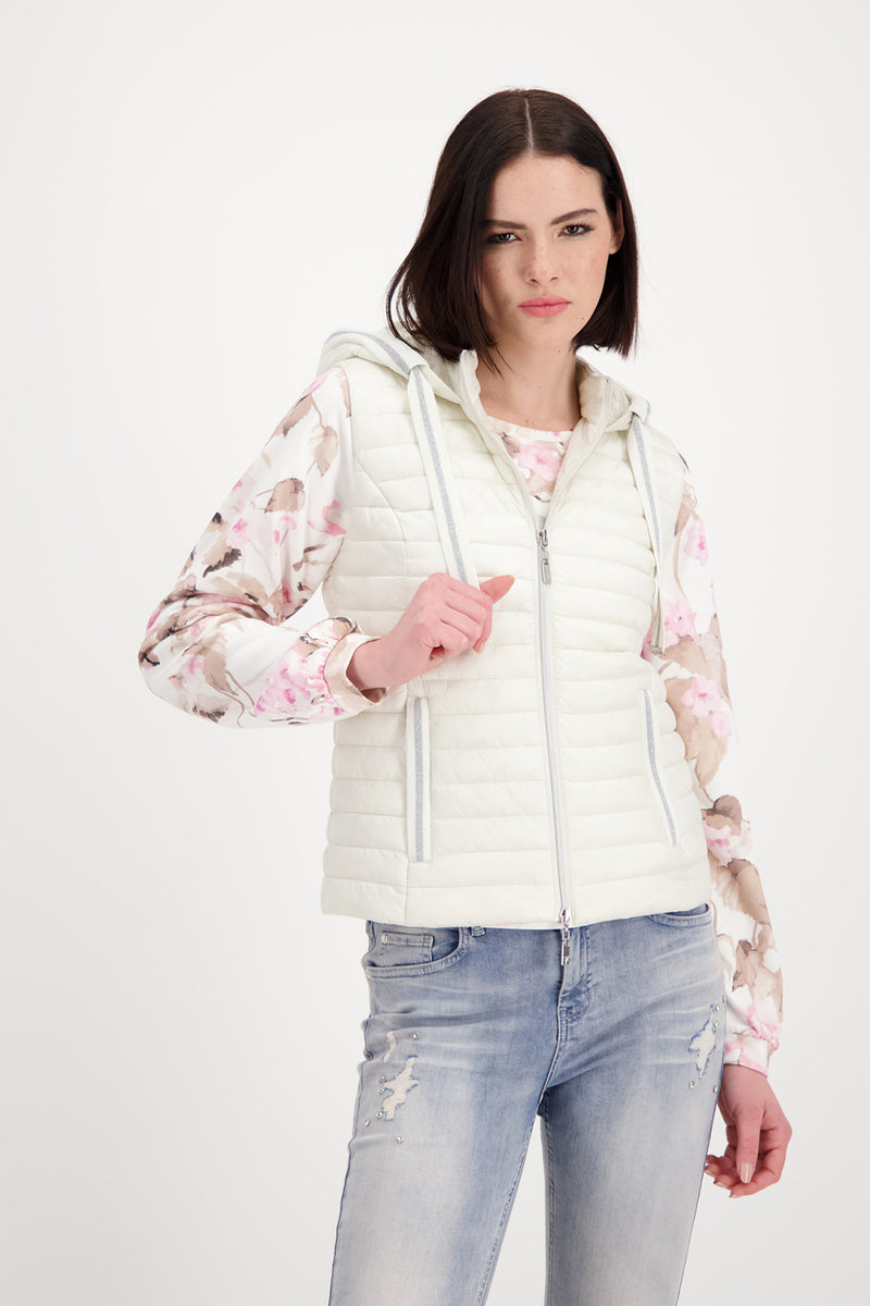 Monari Padded Vest with Hood M407433