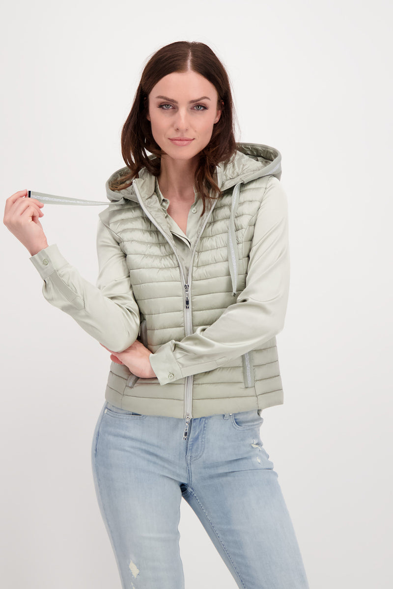 Monari Padded Vest with Hood M407433