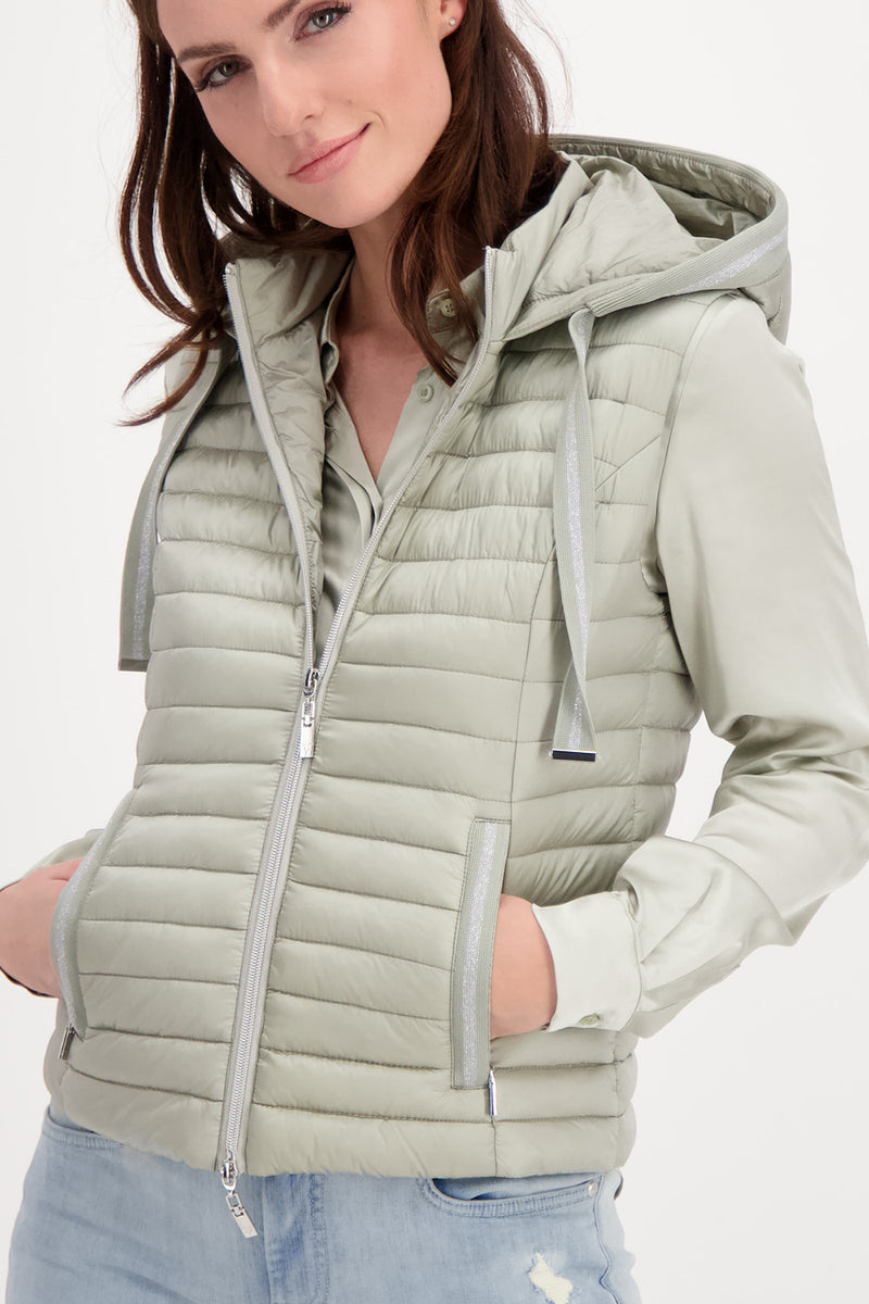 Monari Padded Vest with Hood M407433