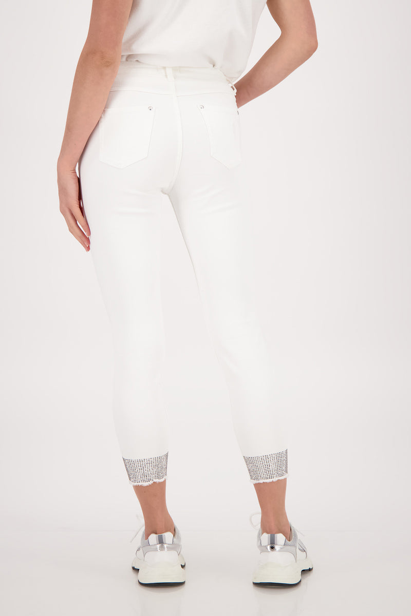 Monari Jeans with Rhinestone Embelishment M407445