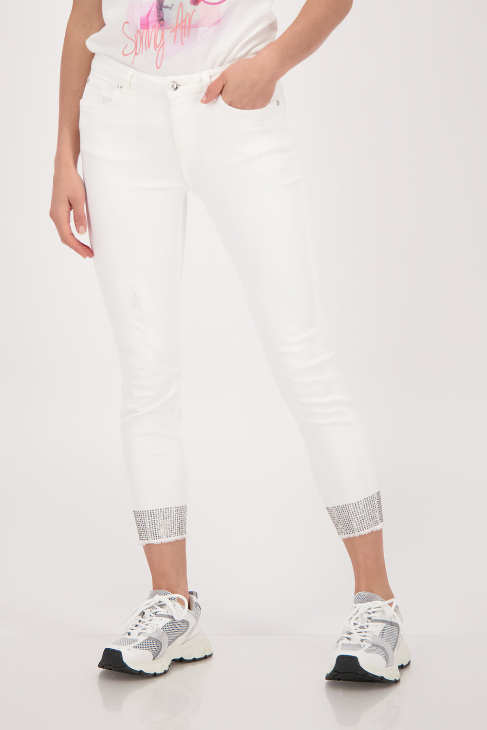 Monari Jeans with Rhinestone Embelishment M407445