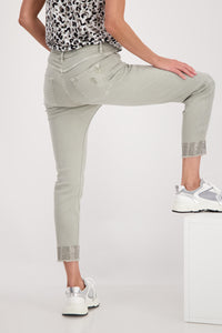 Monari Jeans with Rhinestone Embelishment M407445